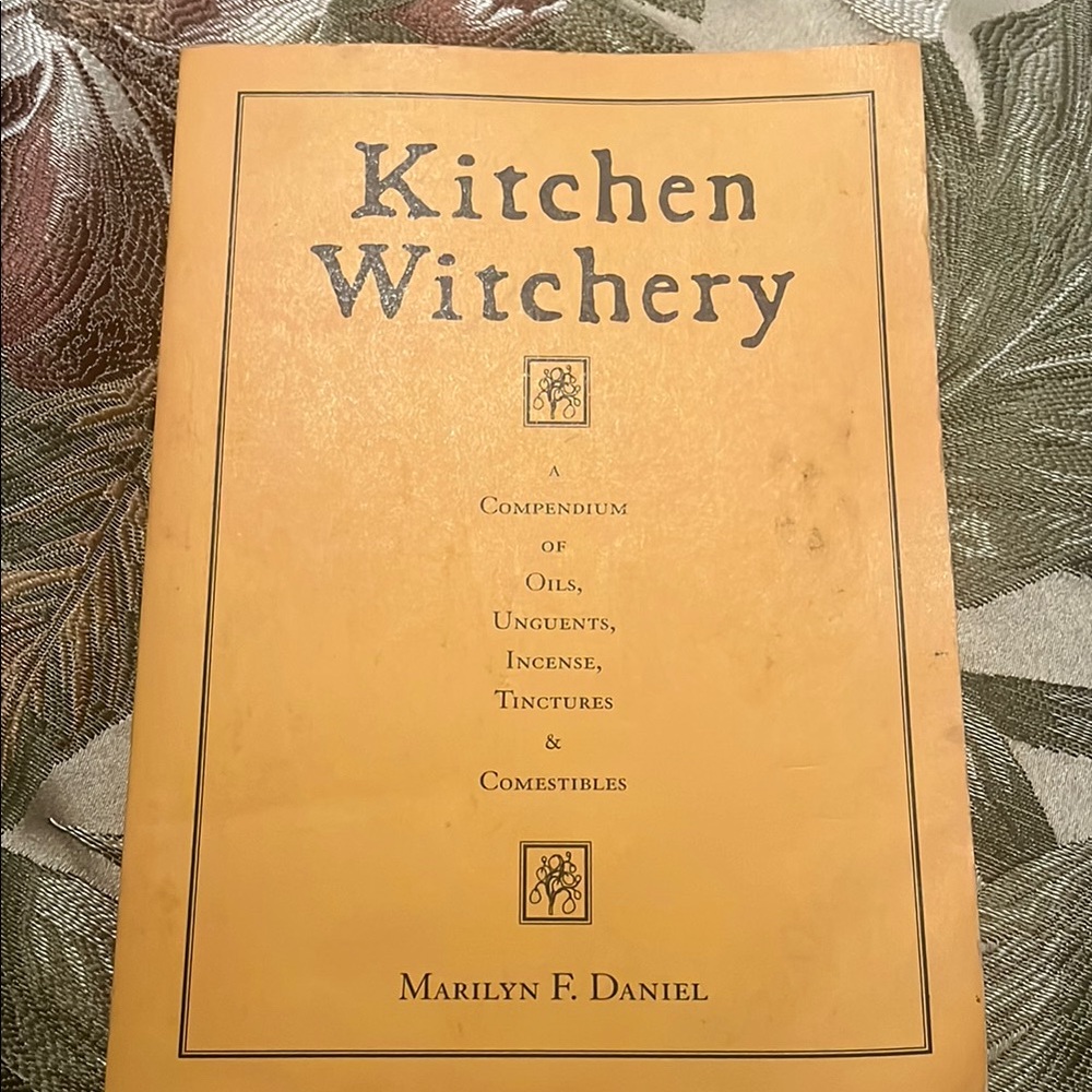 Kitchen Witchery Book by Marilyn F. Daniel - Yellow Cover